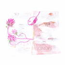 Fleurs délicates dans un univers pastel vibrant